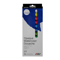 DALER ROWNEY Simply sada gvašových farieb 12 x 12 ml