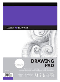 DALER ROWNEY Simply skicár A4 120 g 50L lepený