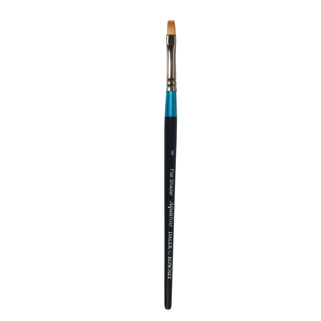 DALER ROWNEY Aquafine štetec na akvarel syntetický krátka rúčka flat shader