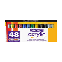DALER ROWNEY Graduate sada akrylových farieb 48 x 22 ml