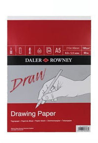 Daler-Rowney Medium Grain skicár na kreslenie 160 g/m² 50 listov A5 lepený