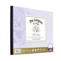 DALER ROWNEY The Langton Prestige akvarelový blok CP Natural White 300 g 12L 25,4 x 35,6 cm