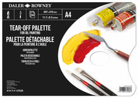 DALER ROWNEY trhacia paleta na olej 35,5 x 25,4 cm, 50 listov