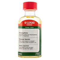 Damarový záverečný lak na olejové farby LUKAS – 125 ml
