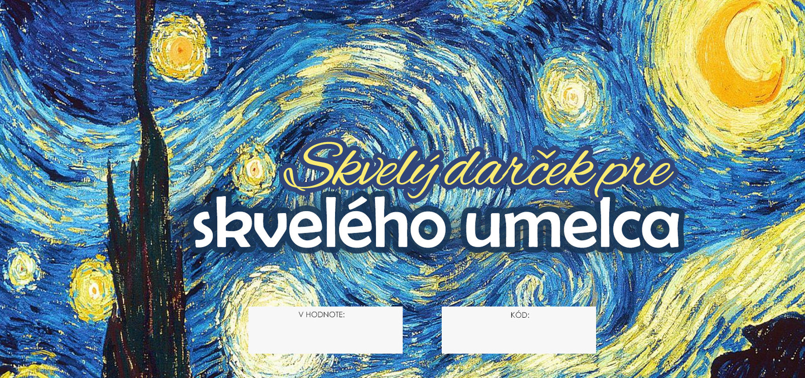 Darčekový POUKAZ - Skvelý darček pre skvelého umelca — obrázok 8