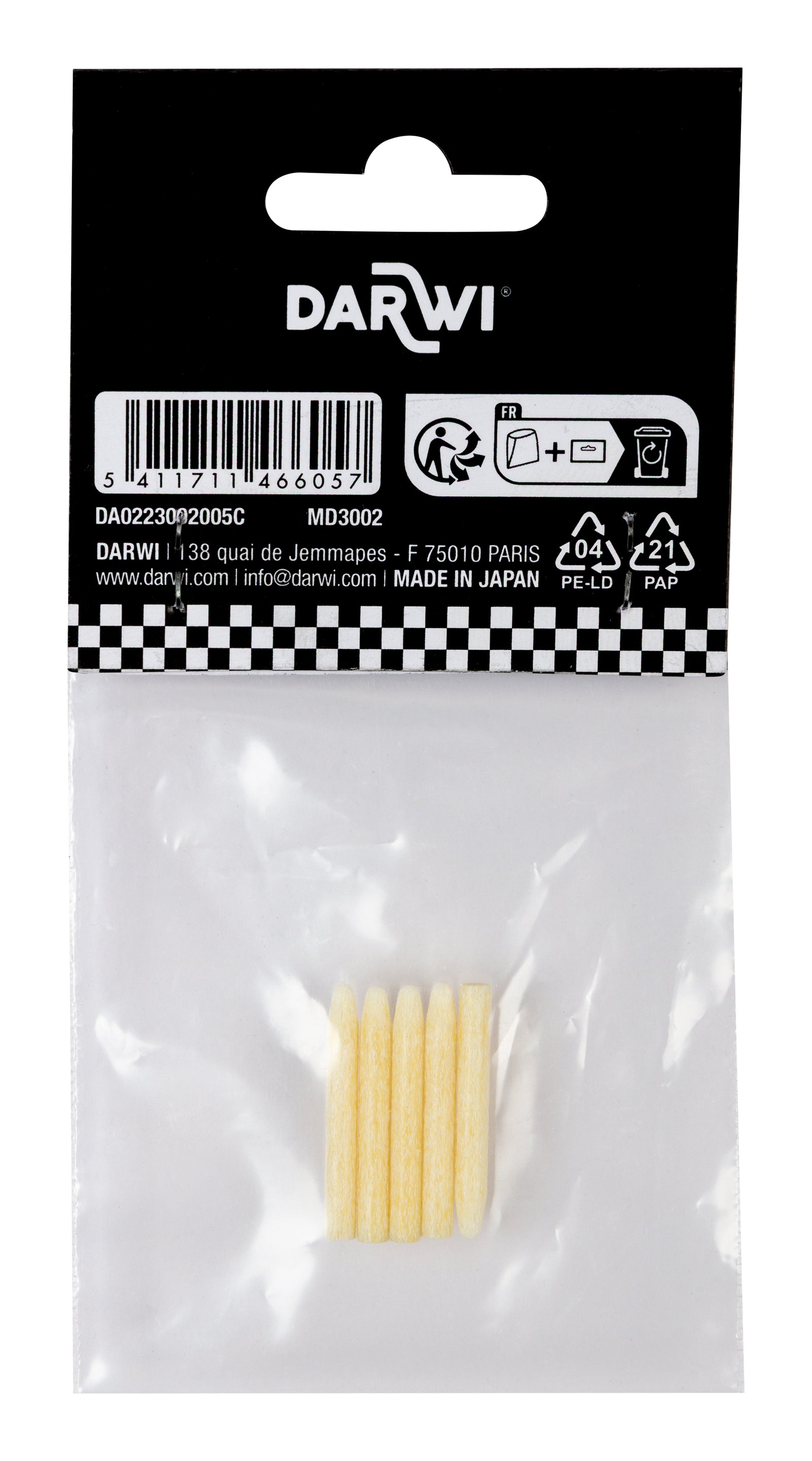 Náhradné hroty pre popisovače DARWI Marbel 2 mm 5 ks