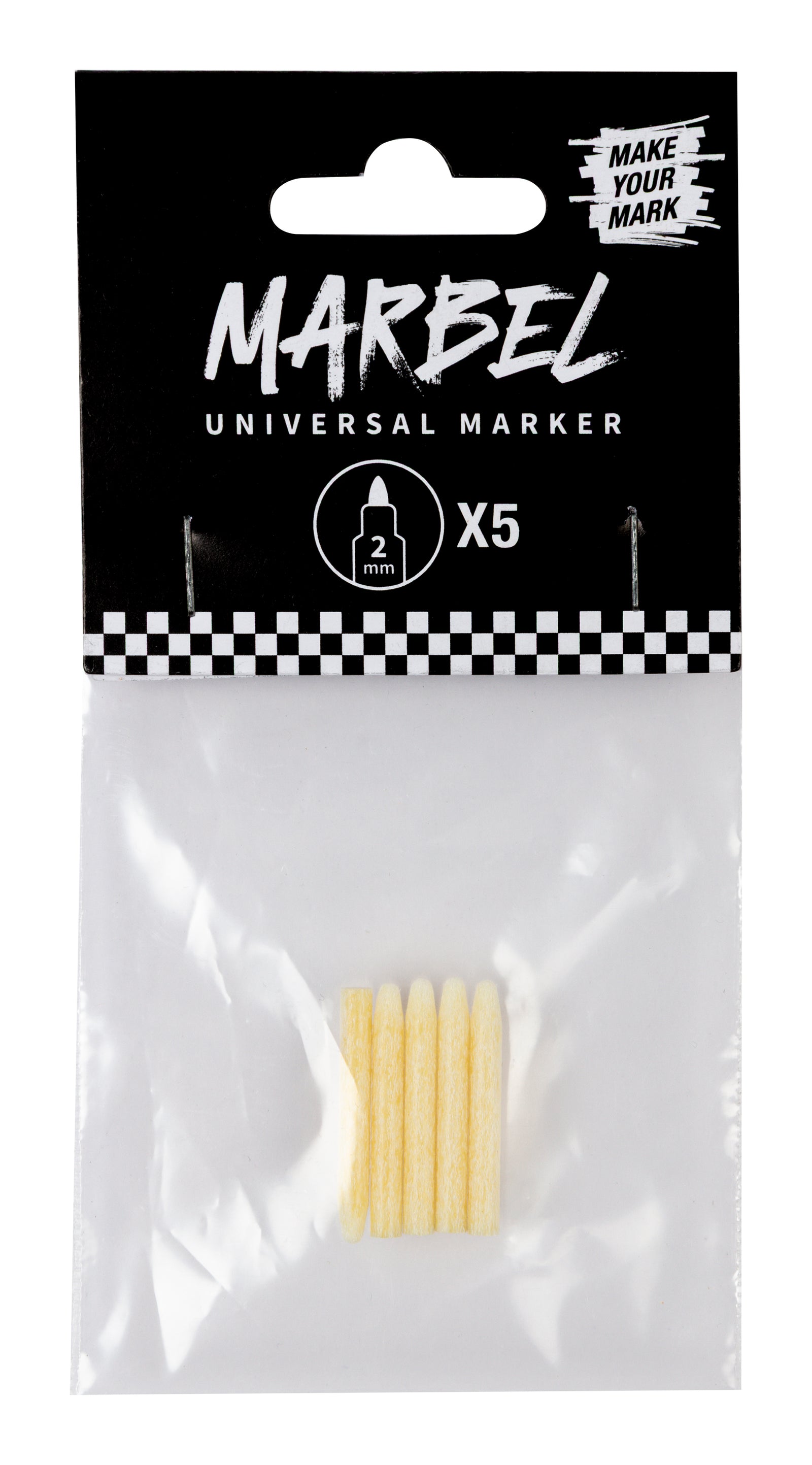Náhradné hroty pre popisovače DARWI Marbel 2 mm 5 ks