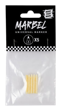 Náhradné hroty pre popisovače DARWI Marbel 2 mm 5 ks