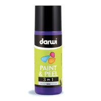 Zlupovacia farba na sklo DARWI Paint & Peel 3v1 80 ml – fialová