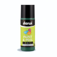 Zlupovacia farba na sklo DARWI Paint & Peel 3v1 80 ml – machová zelená