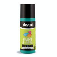 Zlupovacia farba na sklo DARWI Paint & Peel 3v1 80 ml – tmavozelená