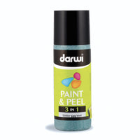 Zlupovacia farba na sklo DARWI Paint & Peel 3v1 80 ml – zelená glitrová