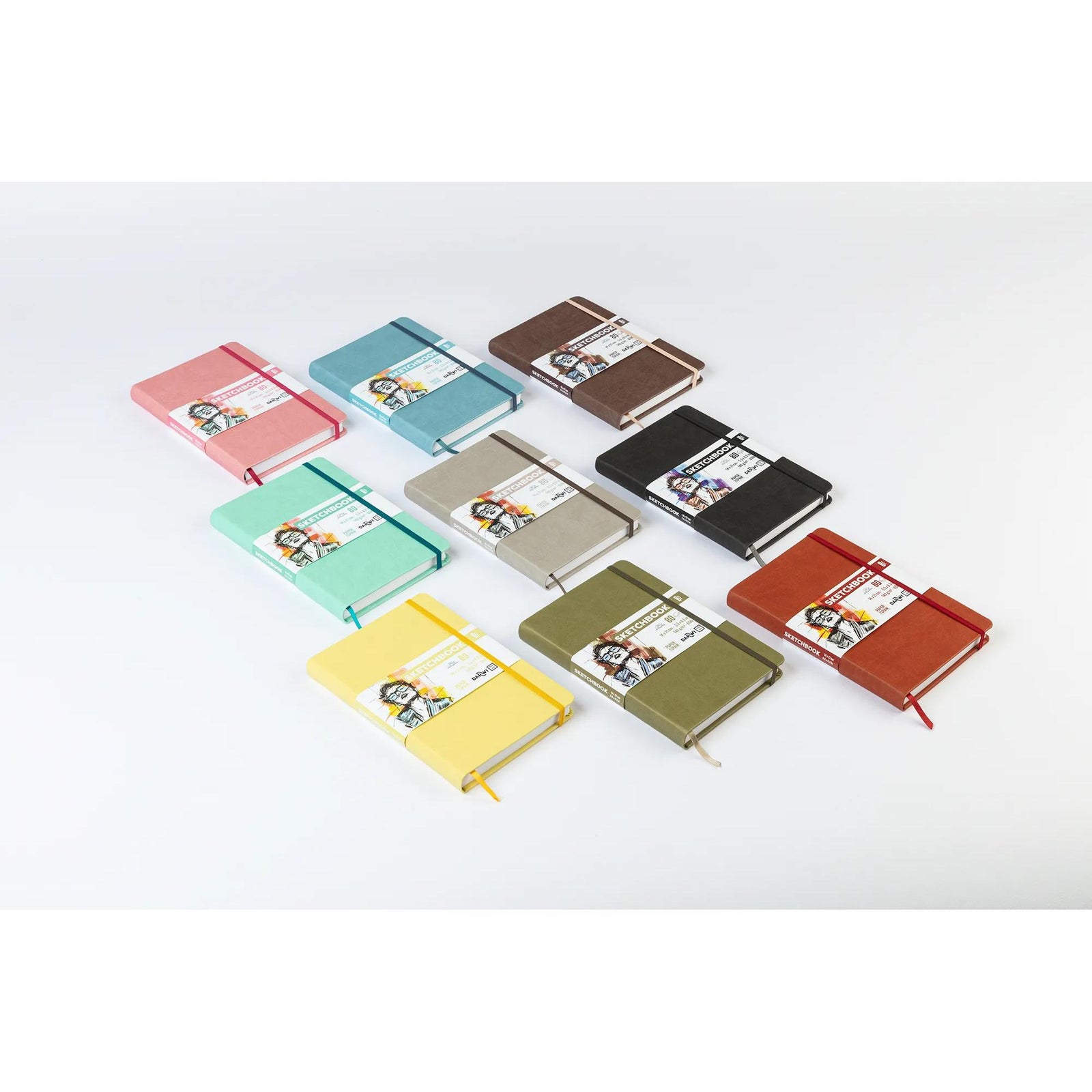 Skicovací blok DARWI Brown A4 140 g/m² 80 listov