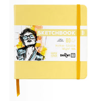 DARWI skicovací blok For You Yellow 14 x 14 cm, 140 g, 80 listov