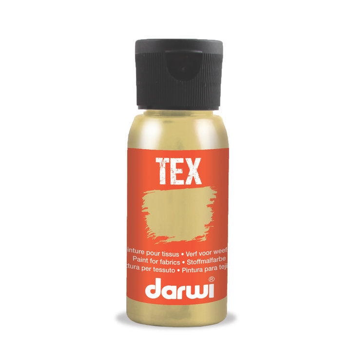 DARWI TEX farba na textil 50 ml – 050 zlatá