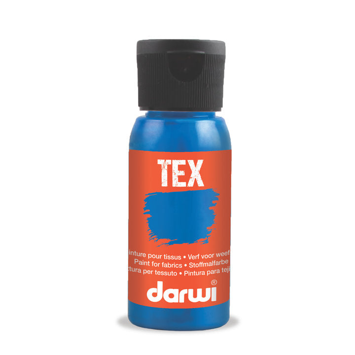 DARWI TEX farba na textil 50 ml – 214 nebeská modrá