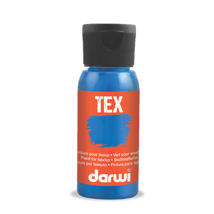 DARWI TEX farba na textil 50 ml – 215 svetlomodrá