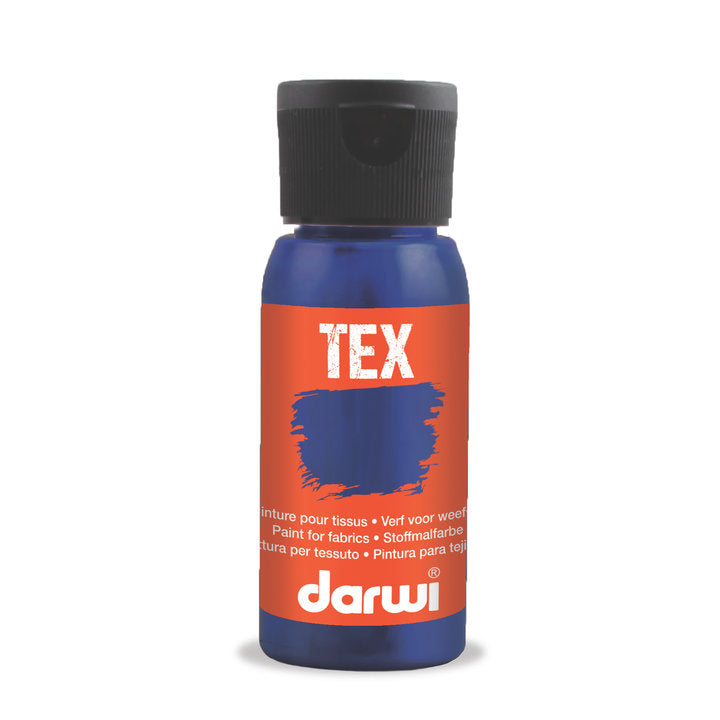 DARWI TEX farba na textil 50 ml – 236 tmavomodrá