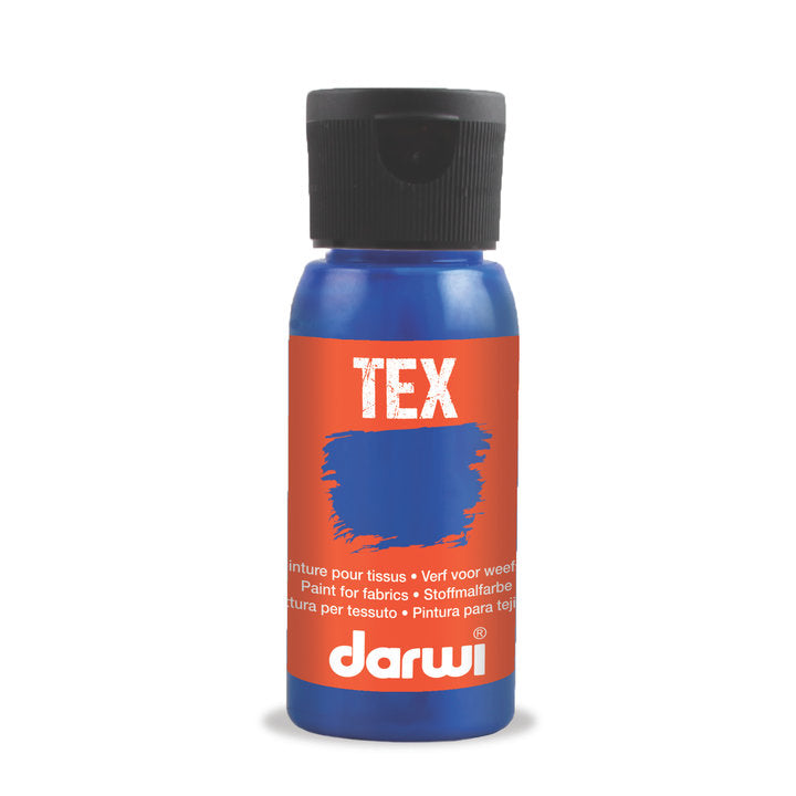 DARWI TEX farba na textil 50 ml – 256 ultramarínová modrá