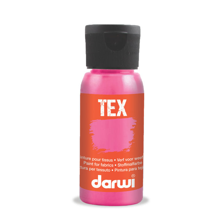 DARWI TEX farba na textil 50 ml – 478 neonová ružová