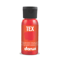 DARWI TEX farba na textil 50 ml – 490 rumelková červená