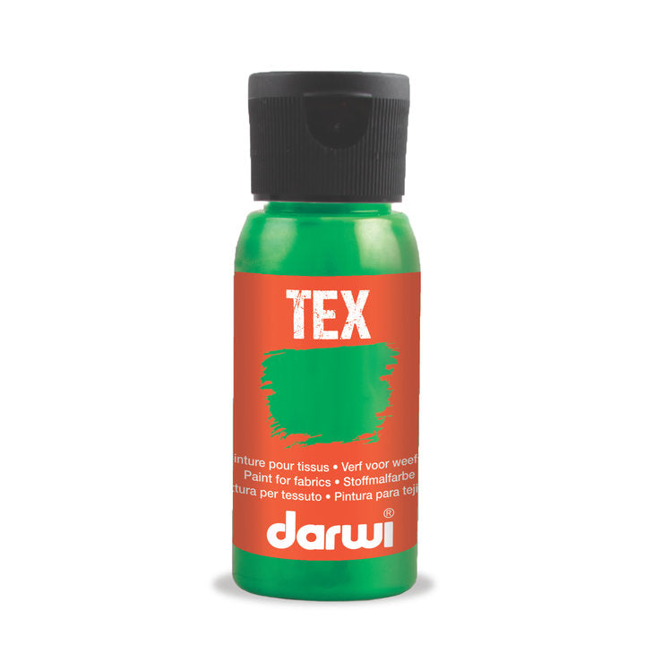 DARWI TEX farba na textil 50 ml – 611 svetlozelená