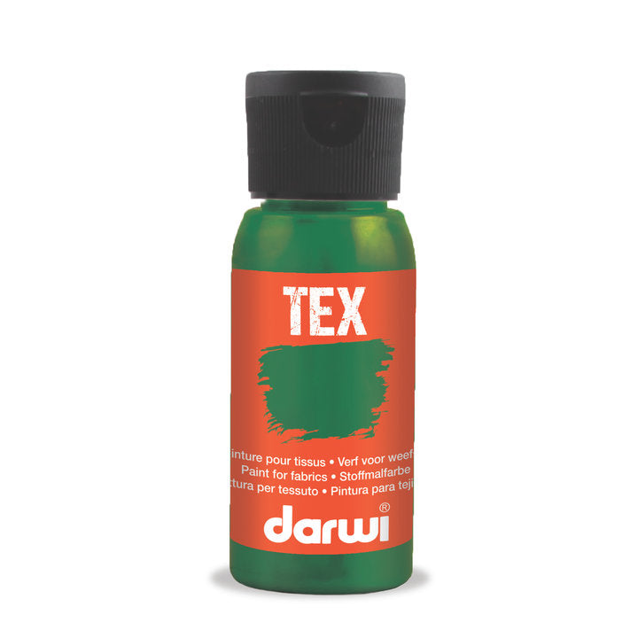 DARWI TEX farba na textil 50 ml – 643 zelená moos