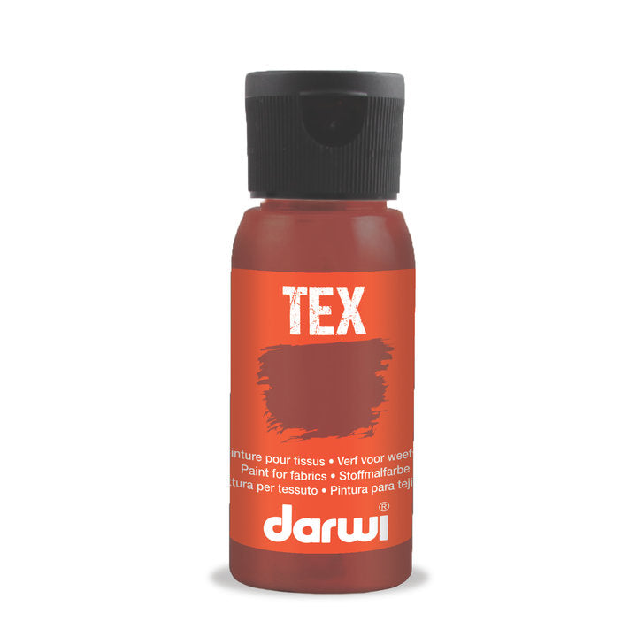 DARWI TEX farba na textil 50 ml – 802 svetlohnedá