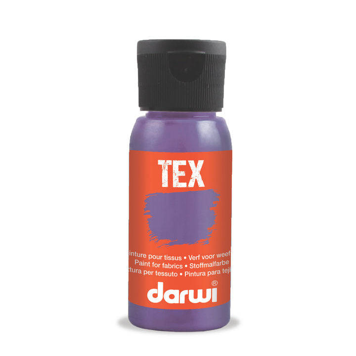DARWI TEX farba na textil 50 ml – 995 perleťová fialová