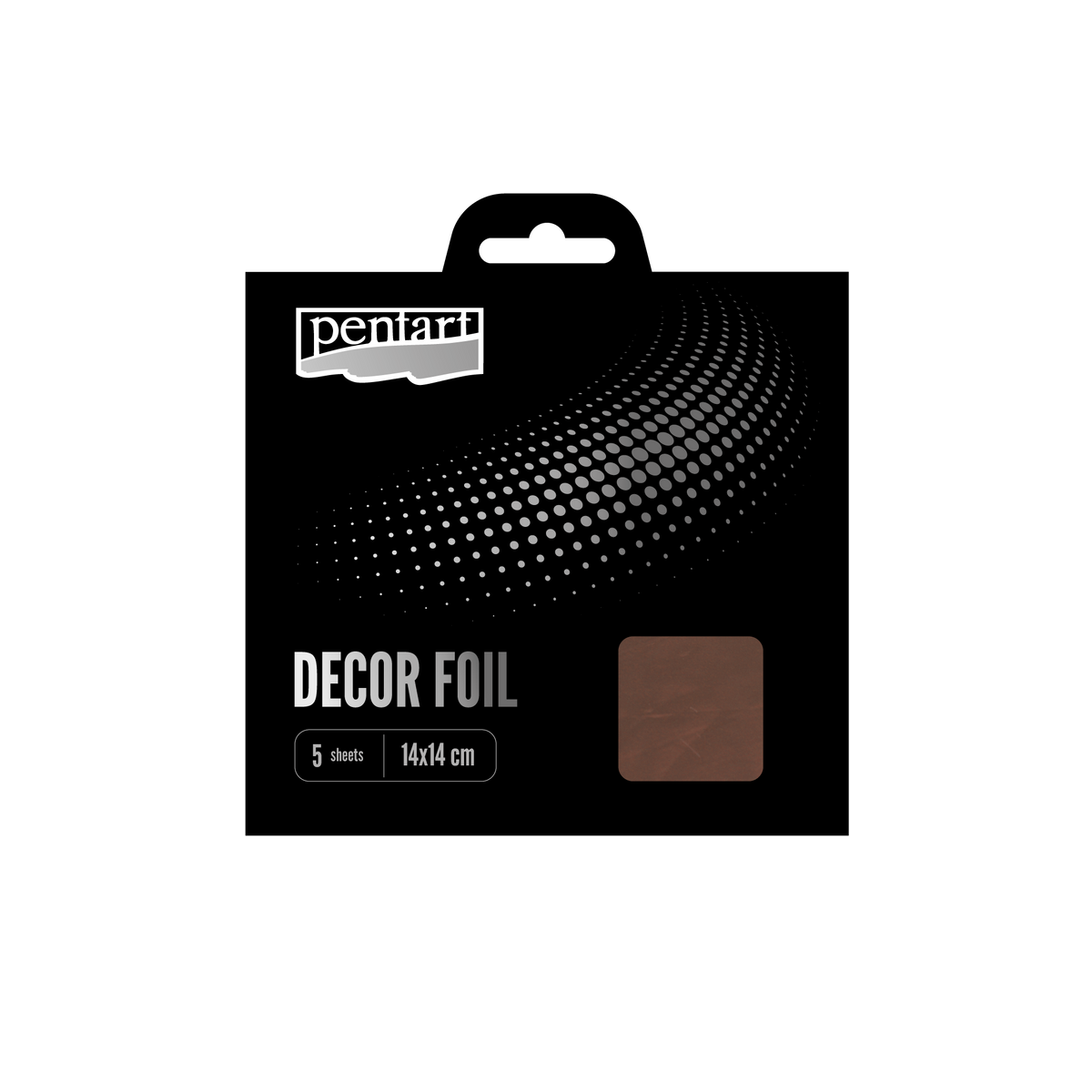 Decor foils metallic 14 x – bronzová cm