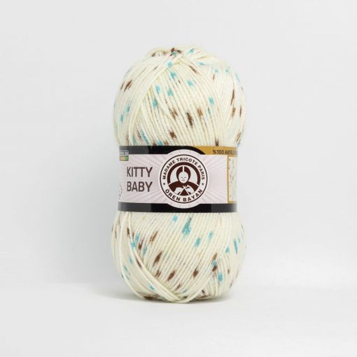 Detská vlna Madame Tricote Paris Kitty Baby 100 g  | rôzne farby — obrázok 8
