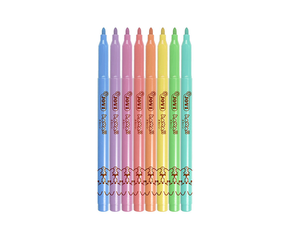 Detské fixky JOVI Kawaii / sada 8 ks - 3 mm