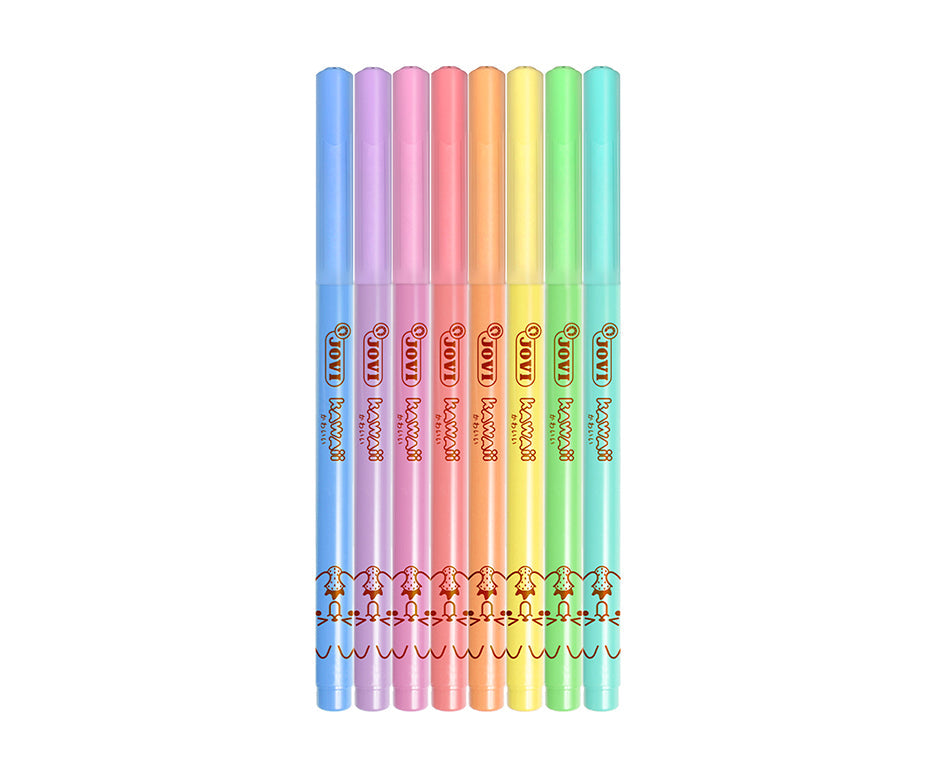Detské fixky JOVI Kawaii / sada 8 ks - 3 mm
