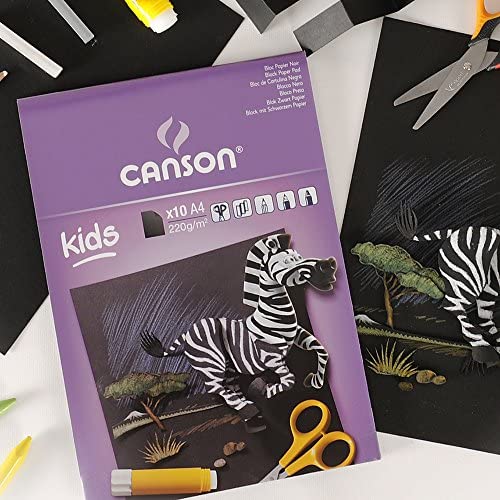 Detský skicár CANSON Kids 220 g - 10 listov, 24 x 32 cm, lepený