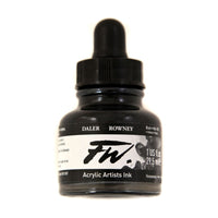 FW artist akrylový tuš 29.5 ml – Black India