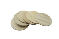 Drevené podložky pod poháre Pentart okrúhle 10 x 0,5 cm - 6 ks