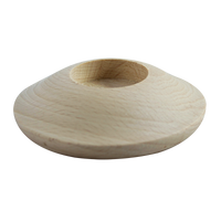 Drevený svietnik na čajovú sviečku Pentart - disk 3, 10x3 cm