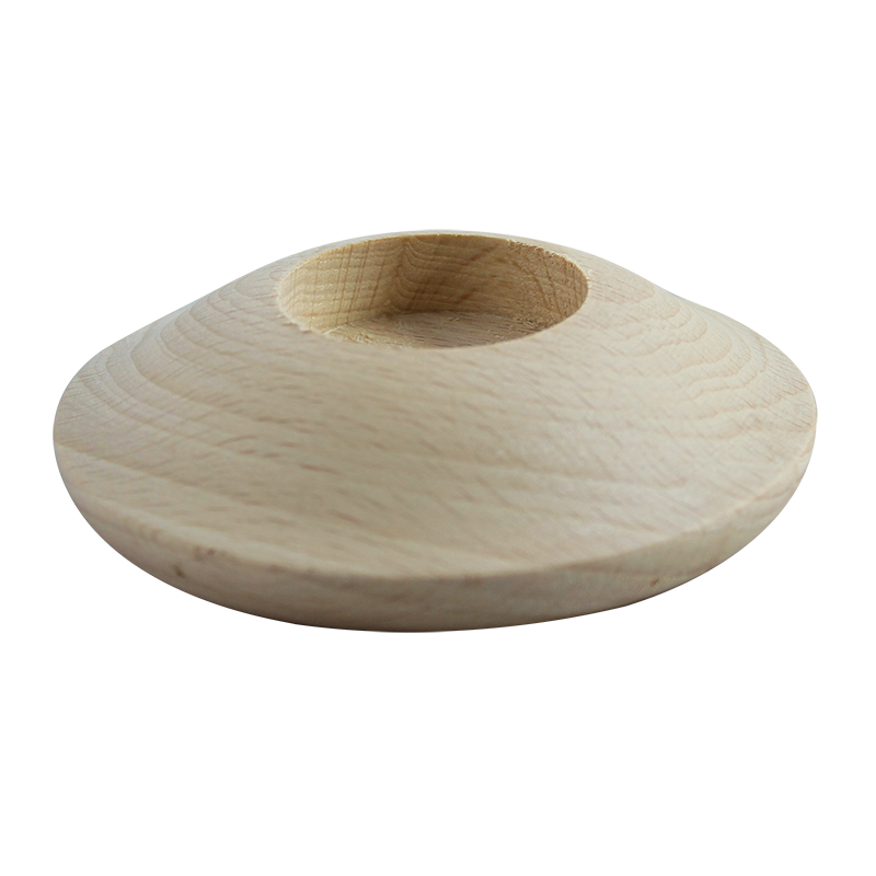 Drevený svietnik na čajovú sviečku Pentart - disk 3, 10x3 cm