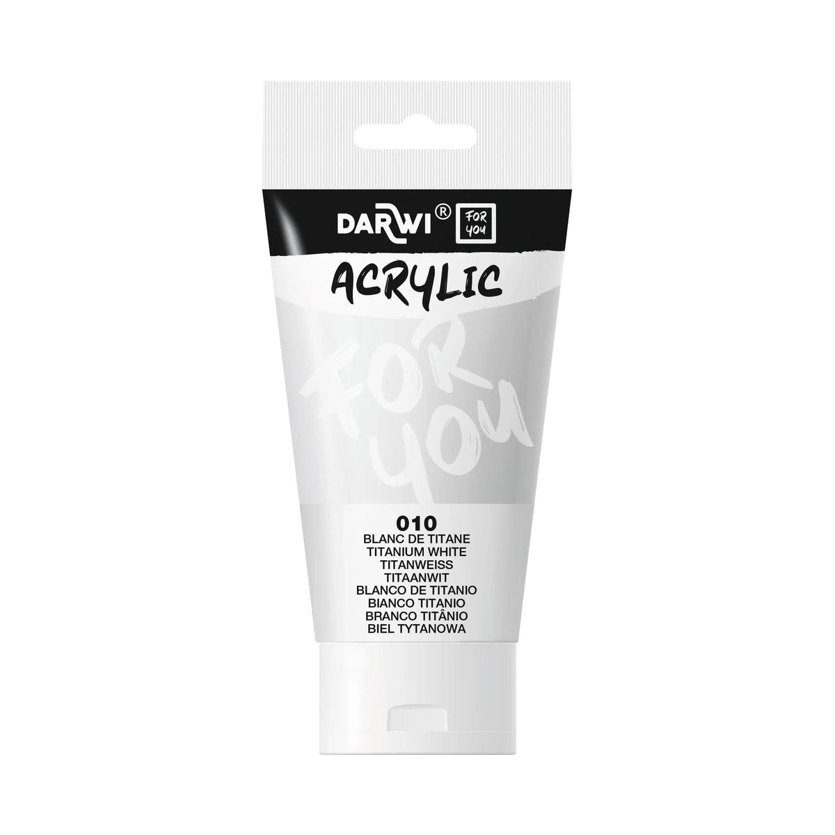 Akrylová farba DARWI Acryl 75 ml – Biela