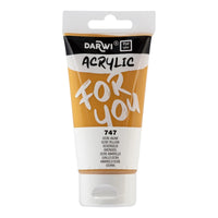 Akrylová farba DARWI Acryl 75 ml – Žltý oker