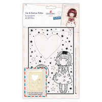 Embosovacia kapsa DOCRAFTS Santoro Gorjuss srdce 15 x 21 cm