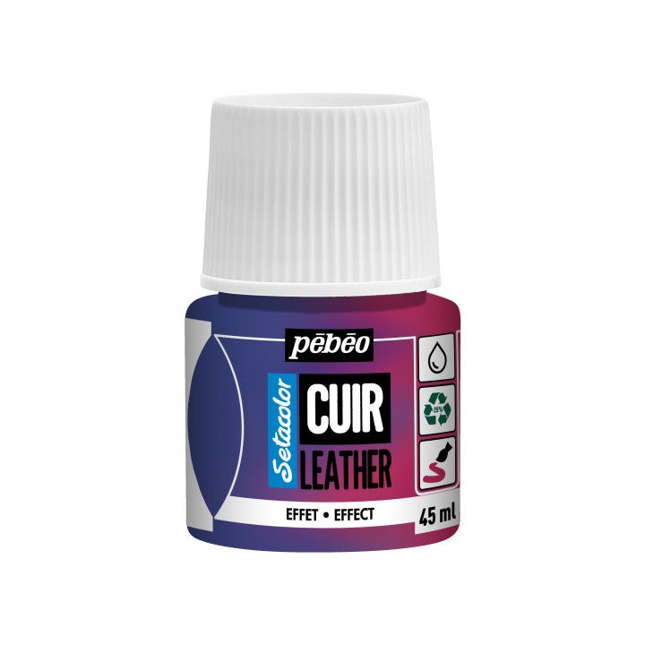 Farba na kožu Pebeo Setacolor effect 45 ml  | rôzne farby — obrázok 1