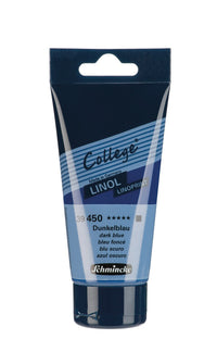 Farba na linoryt Schmincke College Linol 75 ml – 450 Tmavomodrá
