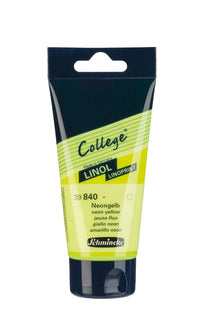 Farba na linoryt Schmincke College Linol 75 ml – 840 Neónová žltá
