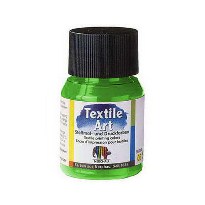 Farba na svetlý textil 59 ml – májová zelená