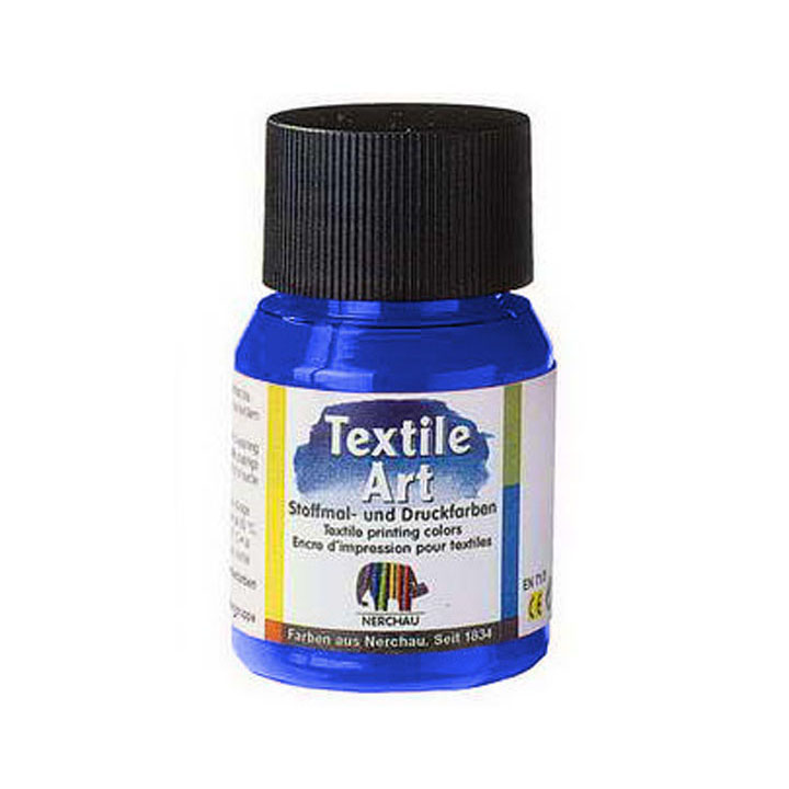 Farba na svetlý textil 59 ml – tmavo modrá