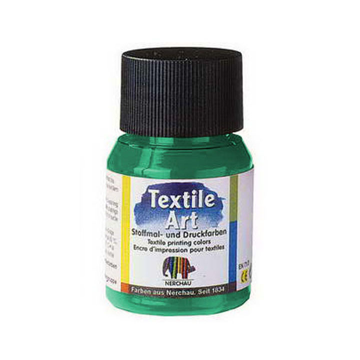Farba na svetlý textil 59 ml – tmavozelená