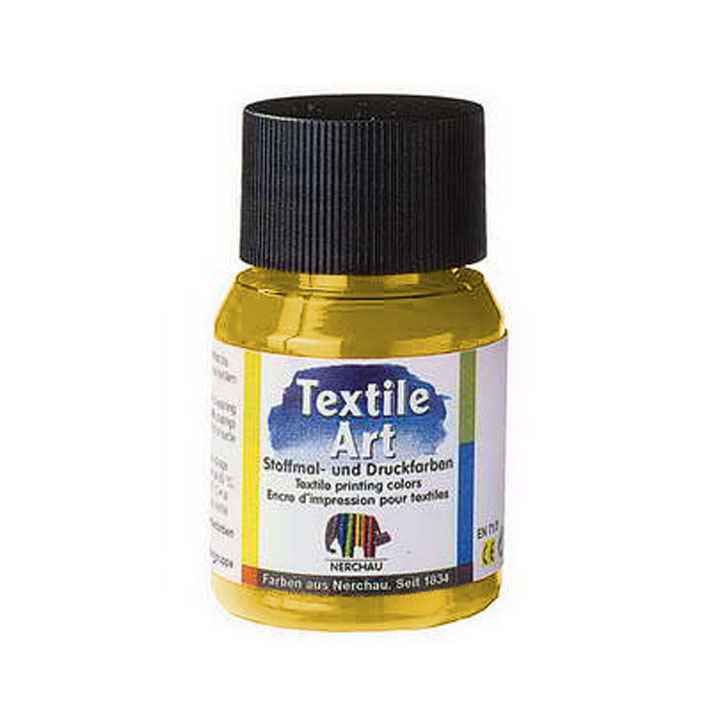 Farba na svetlý textil 59 ml – zlatá