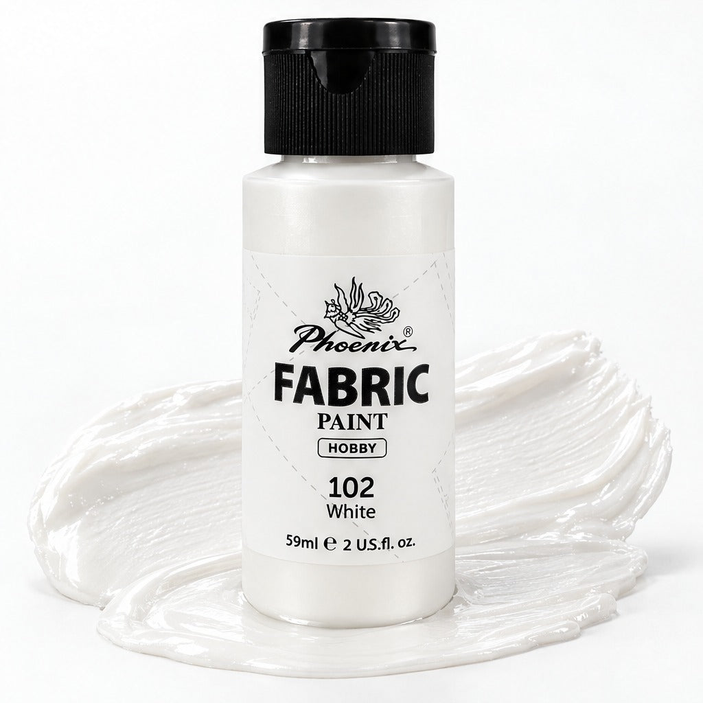 Farba na textil Phoenix 59 ml biela