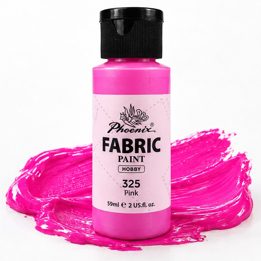 Farba na textil Phoenix 59 ml ružová 325